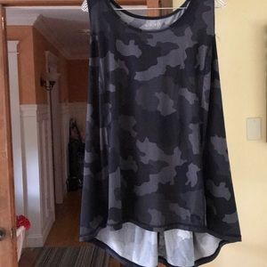 Torrid 3x dark camo racerback tank